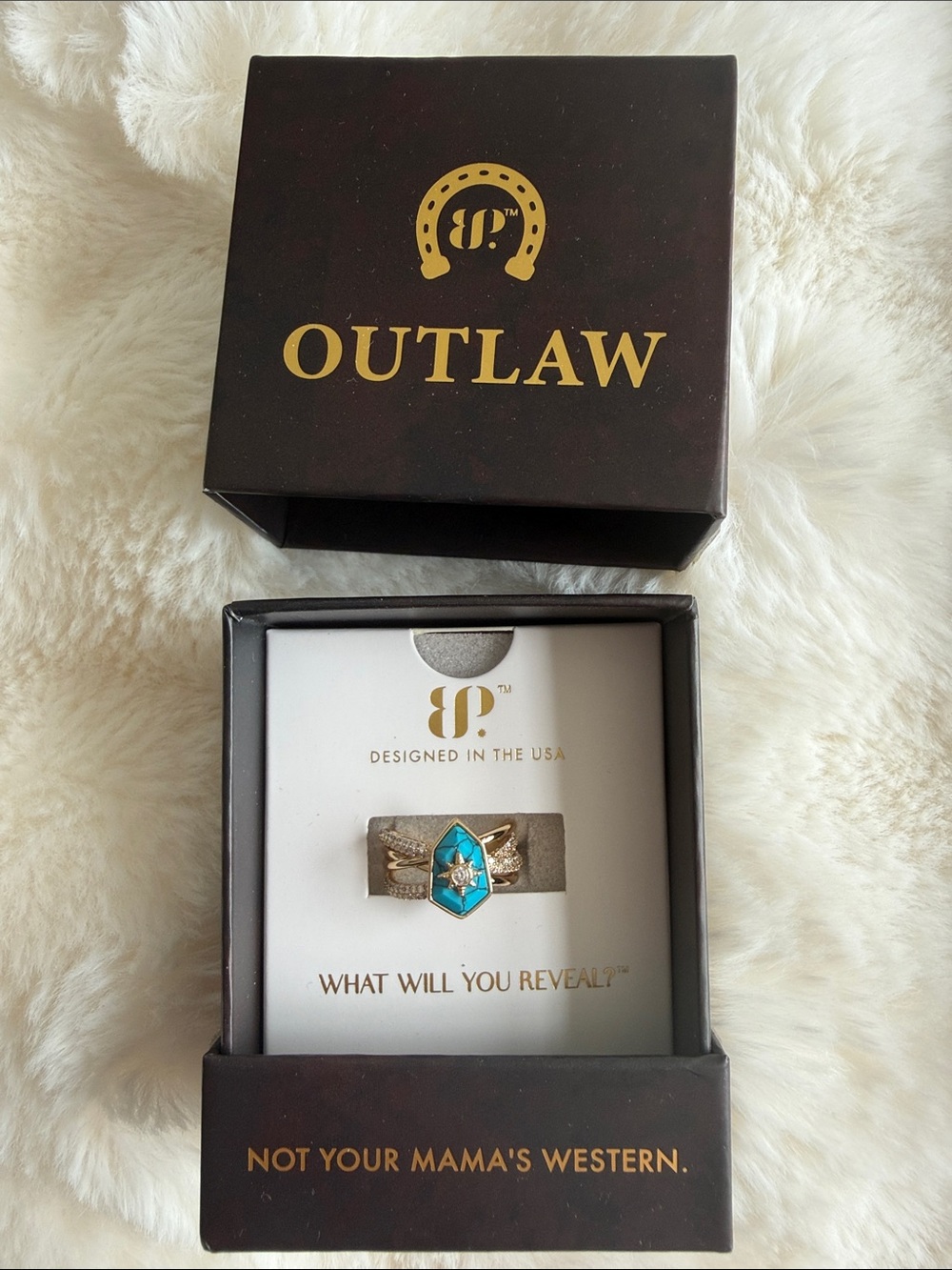 Bomb Party Outlaw Ring in Gold Plating 7